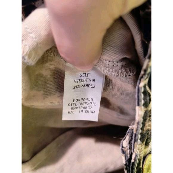 Macaron Boutique Ultra Flare Bell Bottom Raw Hem Pants Brown Black Leopard Sz M - Picture 5 of 6